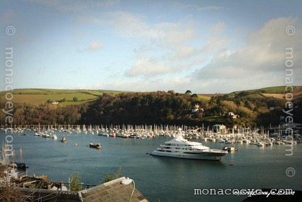 Mayan Queen visits Falmouth