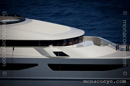 Azteca yacht detail