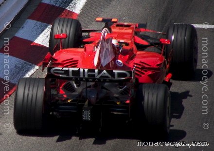 Kimi Raikkonen's Ferrari Monaco GP