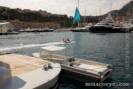 Tender to Silver at the Monaco Yacht Show