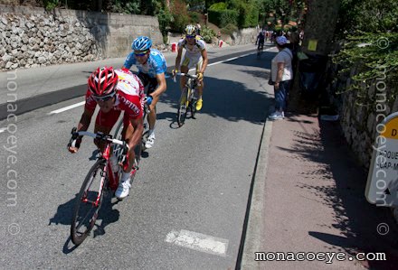 Tour de France leaders arrive in La Turbie