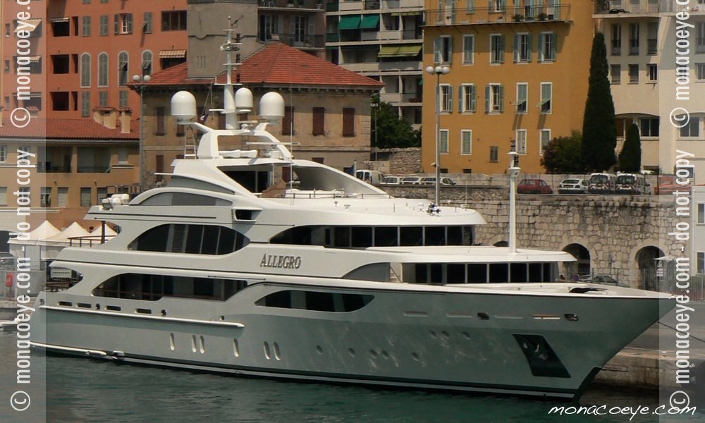 Allegro Yacht name Allegro Length 183 ft 8 56 m Year 2005